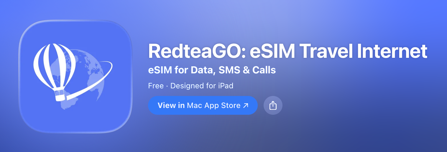 RedteaGO 免费eSIM申请教程